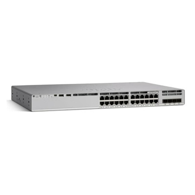 سلسلة C9200L Cisco Network Switch طبقة الوصول 2 Enterprise Gigabit 24 Port 4x 1/10G وصلات فوقية ثابتة C9200L-24T-4X-E