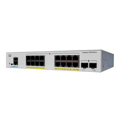 سيسكو C1000-16P-2G-L غيغابيت طبقة 2 الشبكة المدارة المؤسسات البديل 16 منفذ RJ45 PoE + 2SFP العلوية الضوئية 120W