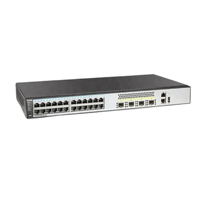 S5700 الأصلي 24 منفذ Ethernet Switch Stock 24 10 / 100 / 1000BASE-T ، 4 منفذ SFP جيجابيت (كومبو) 24 منفذ 1000 جيجابايت 9