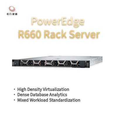 Dell PowerEdge R660 خادم رف ، نظام تخزين فلاش ، خادم XEON CPU ، خادم تخزين مخصص