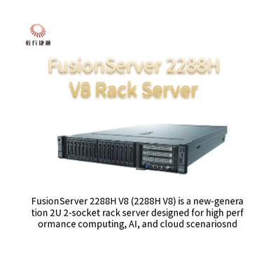 Rack Storage Server FusionServer 2288H V8 2U 2 Socket Server Delivering Scalability Reliability 