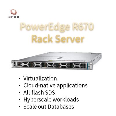 PowerEdge R670 1u Rack Server سعر المصنع معالجات Intel Xeon 6