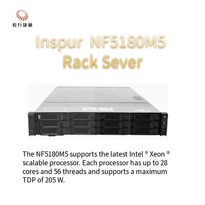 Inspur NF5180M5 A 1U Rack Storage Server كثافة حساب سلس