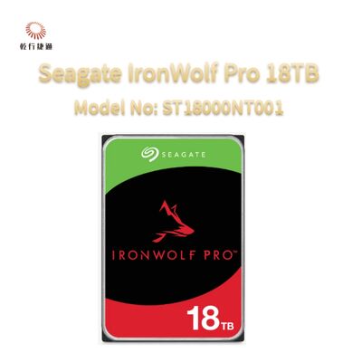 سيجيت إيرون وولف برو 18TB رقم الطراز: ST18000NT001
