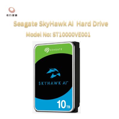 محرك أقراص صلبة للفيديو Seagate SkyHawk AI، رقم الموديل: ST10000VE001