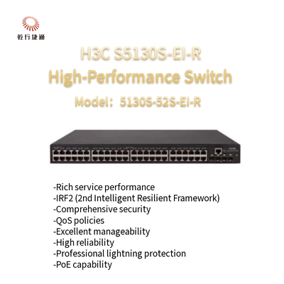 H3C S5130S-EI-R 5130S-52S-EI-R محول جيجابت إيثرنت عالي الأداء من الجيل التالي