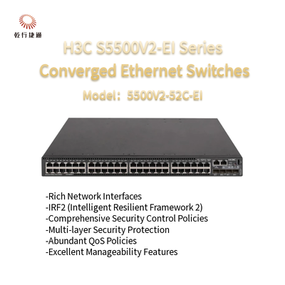 H3C S5500V2-EI السلسلة S5500V2-52C-EI مفاتيح Ethernet المتقاربة عالية الأداء