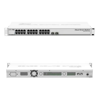 اثنان من محولات SFP + Port Datacom Switch مزودة بـ 24 منفذًا من نوع Gigabit Ethernet