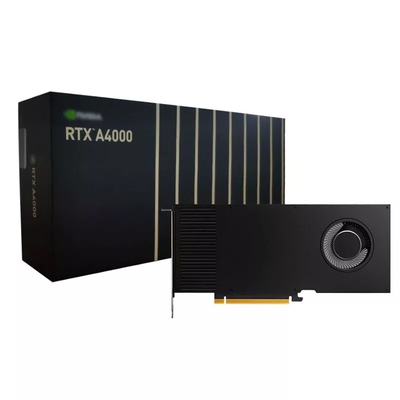 NVIDIA RTX A4000 Ray Tracing Graphics Card 16GB GDDR6 256 Bit 448GB / S فتحة واحدة GPU