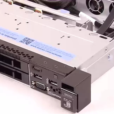 ThinkSystem SR250 V2 4SFF Rack Storage Server معالج Intel Xeon E-2378G