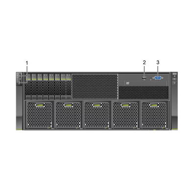 5288 V6 4U Fusionserver Rack Server 32 DDR4 DIMMs 36 * 3.5 بوصة الأقراص الصلبة