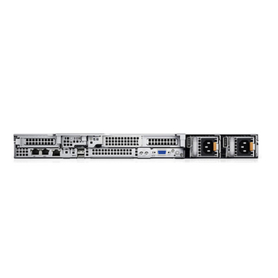 EMC R450 Dell Poweredge Server 1u حتى 4 محركات أقراص NVMe PCIe SSD أو 4 x 3.5SAS / SATA / SSD