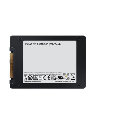 محرك أقراص الحالة الصلبة PM9A3 Samsung SSD 2.5 U.2 NVME GEN 4 1.92 تيرابايت