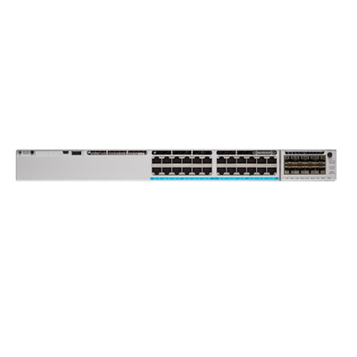CISCO C9300-24P-A Datacom Switches جيجابيت 24 منفذ POE + مركز التقارب Uplink قابلة للتوسع