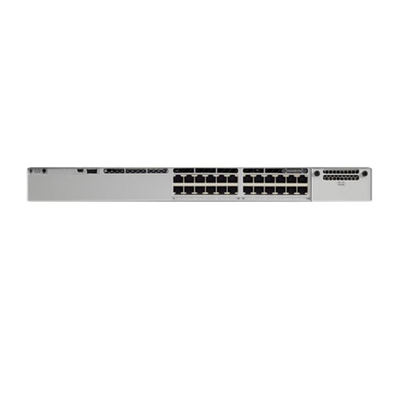سلسلة C9300 Cisco Poe Switch Core Network Layer 3 Enterprise جيجابيت 24 منفذ C9300-24P-E