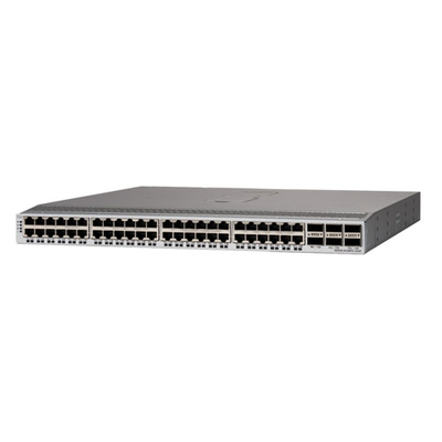 N9K-C93108TC-FX3P سويتش سيسكو الأساسي 10 جيجابيت إثنرث 1RU 2.16 تي بي بي إس 6x40/100G QSFP28 منافذ