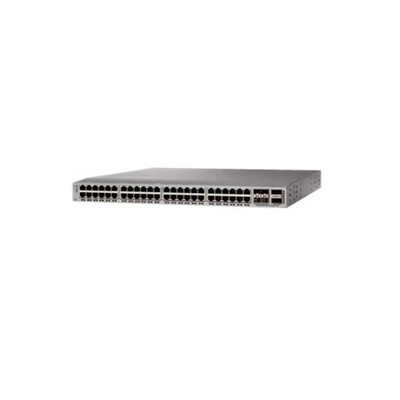 1RU Cisco Network Switch N9K-C92348GC-X الحوسبة السحابية التبديل المحلي عملاء البيانات الكبيرة 4 نواة وحدة المعالجة المركزية