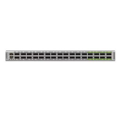 N9K-C9332D-GX2B cisco 10 جيجابيت إثنترنيت المفتاح مع 32p 400/100 جيجابيتس QSFP-DD الموانئ و 2p 1/10 SFP + الموانئ