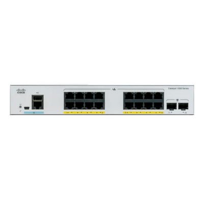 سيسكو C1000-16T-E-2G-L جيجابيت إثنتر إدارة الأعمال الطبقة 2 المفاتيح 16 منفذ جيجابيت واجهة الاتصال العلوي 2 SFPs