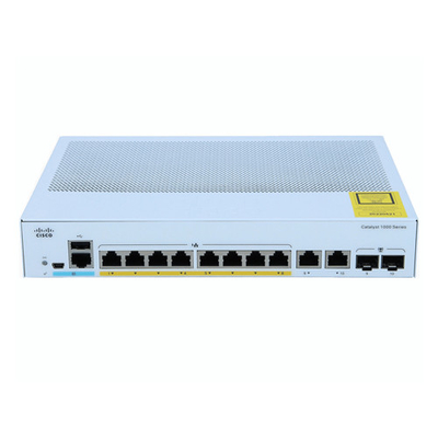 مفتاح إدارة الشبكة Cisco C1000-8P-E-2G-L 8-port gigabit 2x 1G SFP و RJ-45 combo uplinks POE 67W