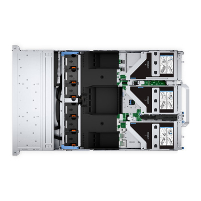 2U Dell PowerEdge R760 خادم مثبت على الرف تخزين افتراضية مضيف الذكاء الاصطناعي GPU DDR5
