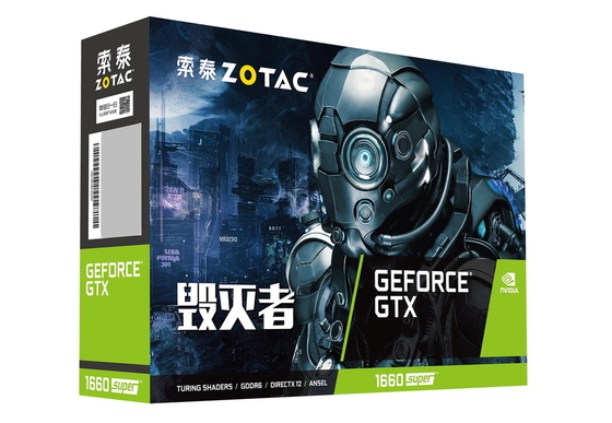 بطاقة الرسومات الجديدة ZOTAC GTX1660S 1660 SUPER بطاقات الفيديو GeForce gtx1660S بطاقة الرسومات 6G NVIDIA GTX 1660 SUPER
