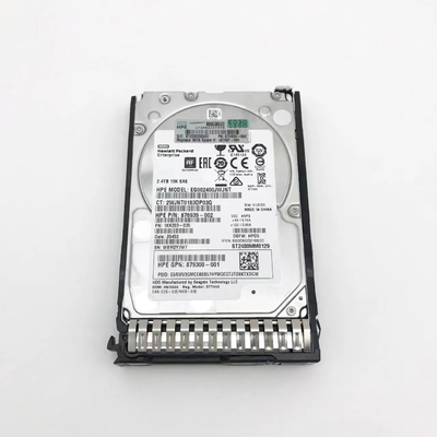 الأصلي 881457-B21 HPE 2.4TB SAS 12G Enterprise 10K SFF SC 512e DS HDD 881507-001 لخدمة HPE G8/G9/G10
