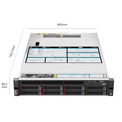 لينوفو SR588 قاعدة البيانات الافتراضية 2U رف خادم مضيف 3204/16G/2T/R530-8i