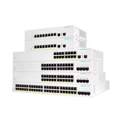 سلسلة الأعمال 350 المتحكم في التبديل CBS350-8FP-E-2G-CN 10/100/1000 PoE+ منافذ 60W ميزانية الطاقة 8 جيجابيت إثنتر 2 SFP P