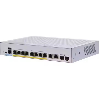 سلسلة الأعمال 350 المتحكم في التبديل CBS350-8FP-E-2G-CN 10/100/1000 PoE+ منافذ 60W ميزانية الطاقة 8 جيجابيت إثنتر 2 SFP P
