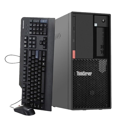 لينوفو TS90X كمبيوتر مكتب تجاري خادم نظام ERP المالي E-2324G / 16G / 256G + 2 * 1T