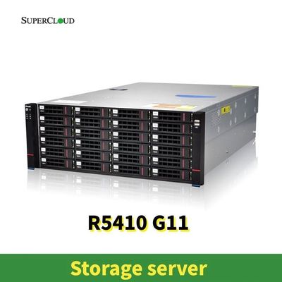 خادم تخزين رف الدعم العالي مع منفذين إثنتر RJ-45 10/100/1000 Mb و 24 X 2.5 ′′ Drive Bays