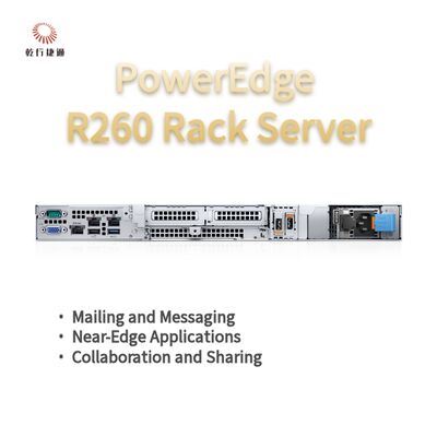 Dell PowerEdge R260 خادم تخزين رف، خادم تخزين البيانات، خادم تخزين مخصص