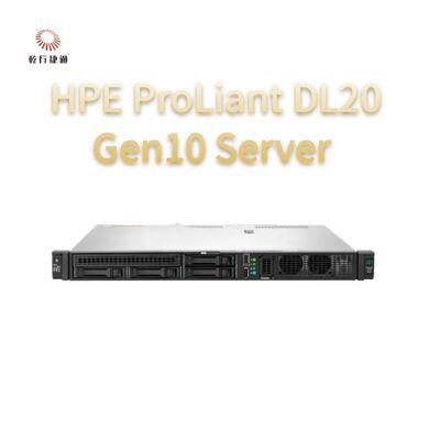 خادم HPE ProLiant DL20 Gen10 مضغوط متعدد الاستخدامات لمؤسسات سلسلة التجزئة، خادم 2 طريق، خادم تخزين البيانات