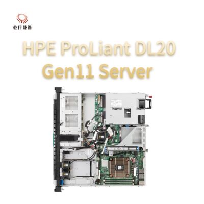 HPE ProLiant DL20 Gen11 خادم رف, نظام تخزين فلاش, 1U Rackmount Server مبيعات
