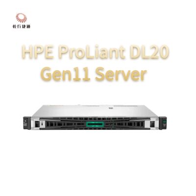 HPE ProLiant DL20 Gen11 خادم رف, نظام تخزين فلاش, 1U Rackmount Server مبيعات