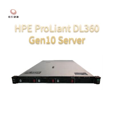 4 إلى 128 معالج أساسي HPE ProLiant DL360 Gen10 خادم رف للأجهزة الافتراضية وقواعد البيانات