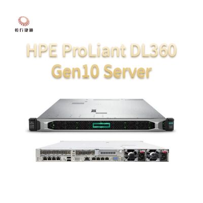 4 إلى 128 معالج أساسي HPE ProLiant DL360 Gen10 خادم رف للأجهزة الافتراضية وقواعد البيانات
