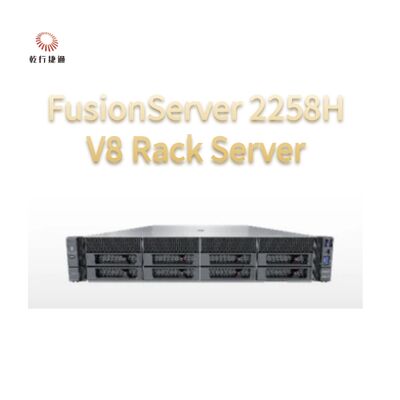 FusionServer 2258H V8 Rack Server نظام تخزين فلاش، خادم وحدة المعالجة المركزية