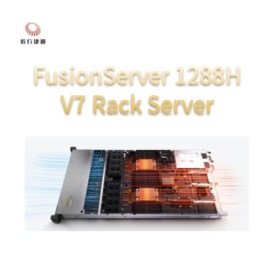 FusionServer 1288H V7 Rack Server 8 محرك معالجة Intel، خادم تخزين البيانات