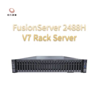 FusionServer 2488H V7 Rack Server 8 محرك معالجة Intel، خادم تخزين البيانات