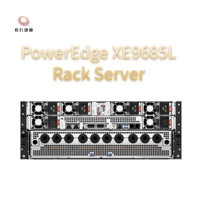 PowerEdge XE9685L Rack Server استنتاج الذكاء الاصطناعي عالي الأداء وتحسين النموذج أداء لا مثيل له لتميز الذكاء الاصطناعي في هيكل 4U المبرد بالسائل