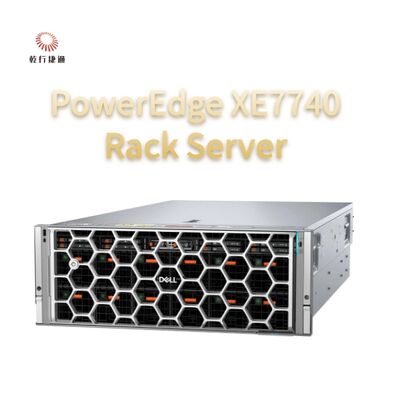 خادم رف PowerEdge XE7740 بمعالج Intel Xeon ذي 64 نواة لتسريع الذكاء الاصطناعي وذاكرة GPU بسعة 1.5 تيرابايت