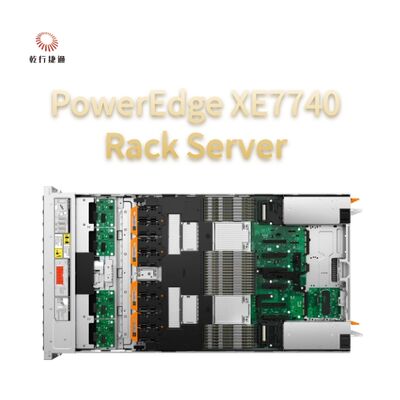 خادم الرفوف PowerEdge XE7740 تسريع الذكاء الاصطناعي المرن لـ PowerEdge XE7740 يمكّن رؤى الذكاء الاصطناعي للمؤسسات من خلال تكوينات وحدات معالجة الرسومات PCIe المبردة بالهواء المرنة للاستدلال وضبط النماذج