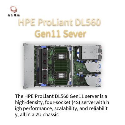 إحداث ثورة في مركز البيانات HPE ProLiant DL560 Gen11 الرسوم المتحركة الفيديو السرعة القصوى والخادم القابل للتوسع