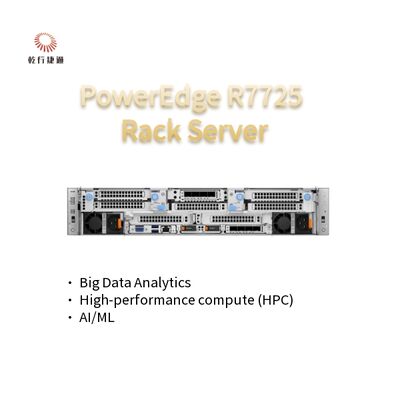 خادم تجاري بأسعار معقولة للبيع PowerEdge R7725 خادم رف