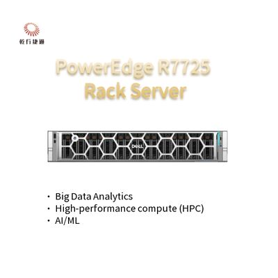 خادم تجاري بأسعار معقولة للبيع PowerEdge R7725 خادم رف