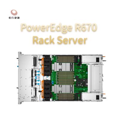PowerEdge R670 1u Rack Server سعر المصنع معالجات Intel Xeon 6