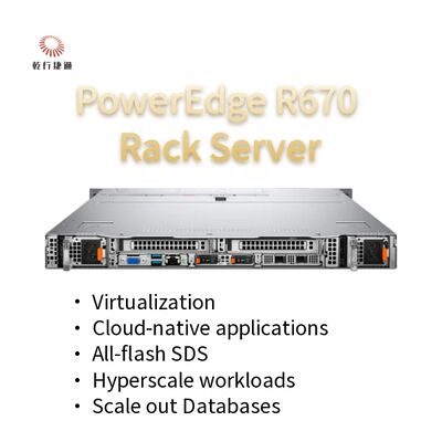 PowerEdge R670 1u Rack Server سعر المصنع معالجات Intel Xeon 6
