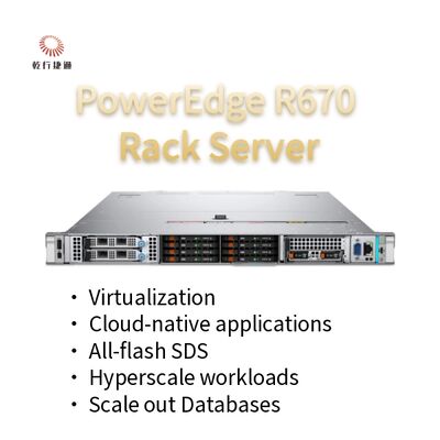 PowerEdge R670 1u Rack Server سعر المصنع معالجات Intel Xeon 6